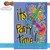 Party Poppers 'Its Party Time!' Outdoor House Flag 40" x 28" - IMAGE 5