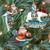 Set of 3 Santa Claus Animals Travel Ride Wooden Christmas Ornaments 5.5" - IMAGE 2