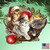 Kittens in a Basket Wooden Christmas Ornaments - 5.5" - Set of 2 - IMAGE 2