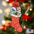 Set of 2 Kitty Cats Christmas Stocking Wood Ornaments 5.5" - IMAGE 5