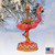 Set of 2 Carousel Flamingo Wooden  Christmas Ornaments 5.5" - IMAGE 4