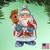 Set of 2 Santa Cardinals Wooden Christmas Ornaments 5.5" - IMAGE 2