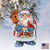 Set of 2 Santa Cardinals Wooden Christmas Ornaments 5.5" - IMAGE 4