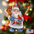 Set of 2 Santa Cardinals Wooden Christmas Ornaments 5.5" - IMAGE 5