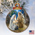 Set of 2 Family Scenery Wooden Christmas Ornaments 5.5" - IMAGE 4