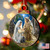 Set of 2 Family Scenery Wooden Christmas Ornaments 5.5" - IMAGE 5