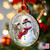Set of 2 Mailman Snowman Wooden Christmas Ornaments 5.5" - IMAGE 5