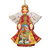 Mary and Joseph Angel Wooden Christmas Ornaments - 5.5" - Set of 2 - IMAGE 1