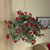 32" Artificial Begonia Flower with Hanging Basket - IMAGE 4