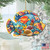 Set of 2 Vivid Tropical Fish Wooden Christmas Ornaments 5.5" - IMAGE 2