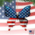 Set of 2 Patriotic American Flag Butterfly Wooden Ornaments 5.5" - IMAGE 2
