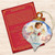 Set of 2 Little Angel with Cardinal Onion Shaped Wooden Ornaments 5.5" - IMAGE 3