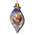 Set of 2 Santa Claus Gifts Finial Teardrop Shaped Wooden Ornaments 5.5" - IMAGE 1