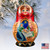 Set of 2 Matreshka Doll Nativity Scene Wooden Christmas Ornaments 5.5" - IMAGE 2
