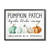 Fall Harvest Pumpkin Patch Farmhouse Sign Framed Wall Art - 24" x 30" - IMAGE 1