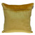 Tuffed Velvet Quilt Geometric Stitched Square Throw Pillow - 20" - Mustard Yellow - IMAGE 6