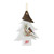 Chickadee Tree Joy and Peace Christmas Ornaments - 4.75" - 12ct - IMAGE 3