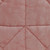 Tuffed Velvet Quilt Geometric Stitched Square Throw Pillow - 20" - Pink - IMAGE 5