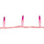 100ct Pink Mini Christmas Light Set, 20ft Pink Wire - IMAGE 6