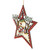 13.25"  "Let it Snow" Snowman Star Hanging Christmas Sign - IMAGE 5