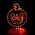 LED Lighted Jack-O-Lantern 4-Function Halloween Window Decoration - 18" - IMAGE 3