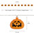 LED Pumpkin Halloween Light Set - Warm White - 4' Clear Wire - 10ct - IMAGE 5