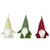 Standing Plush Gnomes Christmas Figurine Ornaments - 8.5" - Set of 3 - IMAGE 1