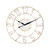 24" Silver and Black Round Wall Clock - IMAGE 1