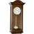 26" Walnut Brown and White Antique Regulator Pendulum Wall Clock - IMAGE 1