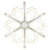 23.25" Cascading Lighted Snowflake Outdoor Christmas Decoration - IMAGE 2