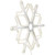 23.25" Cascading Lighted Snowflake Outdoor Christmas Decoration - IMAGE 3