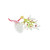 Enesco Faceted Acrylic Mistletoe Kisses Christmas Ornament - IMAGE 3