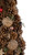 Pinecone, Berry and Star Cutouts Christmas Cone Tree Decoration - 17" - IMAGE 3
