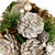 Glitter Pine Needle and Pinecones Christmas Ball Ornament - 5.5" - IMAGE 5
