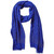 71" Cobalt Blue No-Fuss Rebel Studs Scarf - IMAGE 1