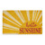 "Hello Sunshine" Rectangular Doormat - 18" x 30" - Yellow - IMAGE 1