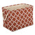Large Lattice Pattern Rectangular Storage Bin - 17.5" - Cinnamon Brown - IMAGE 1