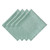 Solid Oversized Square Dining Napkins - 20" - Green - Set of 4 - IMAGE 1