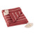 Slub Striped Fringed Throw Blanket - 50" x 60" - Red and White - IMAGE 1