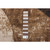 5.25' x 7.25' Abstract Swirl Rectangular Area Throw Rug - Gray and Brown