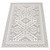 4' x 5.5' Geometric Rectangular Outdoor Area Throw Rug - Gray and Cream - IMAGE 3