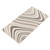 2.5' x 5' Abstract Rectangular Area Throw Rug - White and Brown - IMAGE 4