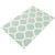 5.25' x 7.5' Moroccan Rectangular Area Throw Rug - Aqua Blue and Off White - IMAGE 4