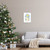 Snowman “Let It Snow Somewhere Else” Christmas Gray Framed Wall Art, 16" x 20" - IMAGE 2