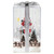 12" Lighted and Musical Santa Snowing Gift Box with Silver Ribbon Christmas Decoration - IMAGE 6