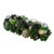 13" Green Pinecone and Silver Glitter Ornaments Christmas Tealight Candle Holder - IMAGE 3