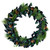 Pine Cones and Plaid Bow Artificial Pine Small Christmas Wreath 17.75-Inch Unlit - IMAGE 1