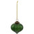 3" Green Crackle Glass Onion Christmas Ornament - IMAGE 2