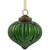 3" Green Crackle Glass Onion Christmas Ornament - IMAGE 3