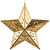 Filigree Cut-Out Star Christmas Ornament - 5.75" - Gold - IMAGE 6